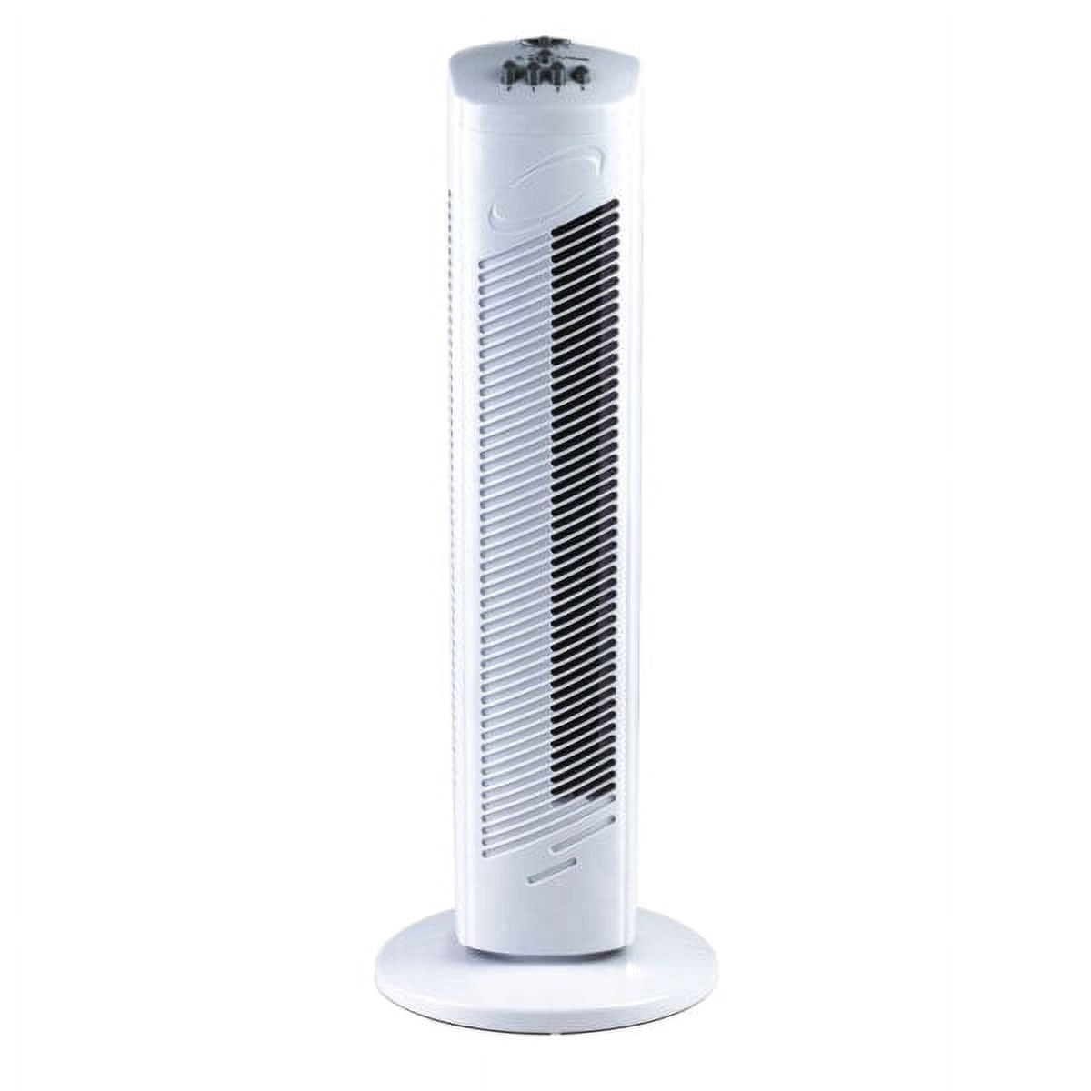 Royal Sovereign Oscillating Digital Tower Fan, 45"H x 15"W x 15"D, Black