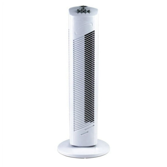 Royal Sovereign Oscillating Digital Tower Fan, 45"H x 15"W x 15"D, Black