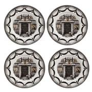 Royal Stafford Halloween Dinner Plates, Set of 4 1666 Haunted House Design