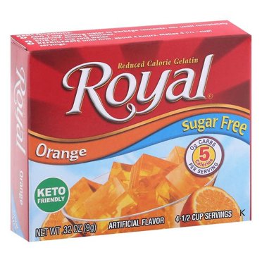 Orange Gelatin - 2 Pound Bulk Container (32 Oz), Refreshing Citrus Flavor, No Pulp