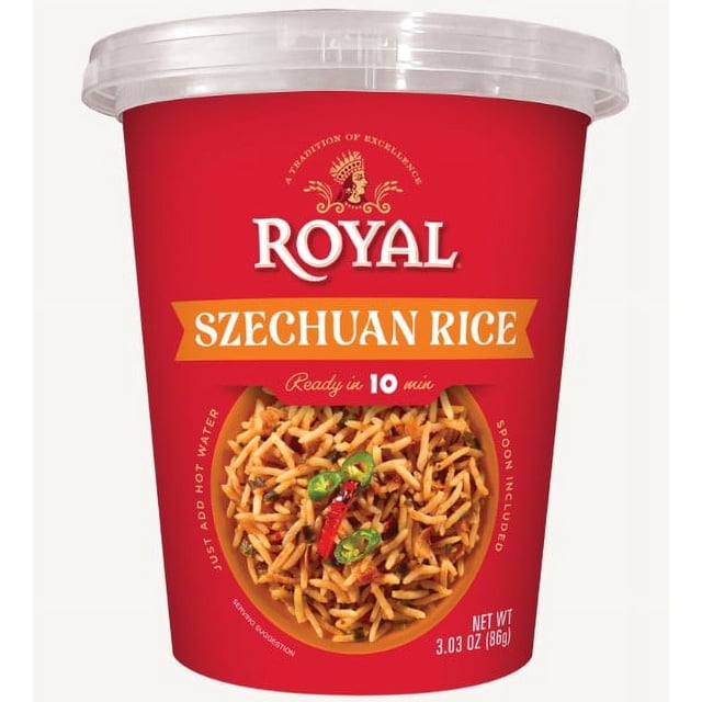 Royal Szechuan Rice Microwaveable Cup 3.0oz, spoon included - Walmart.com