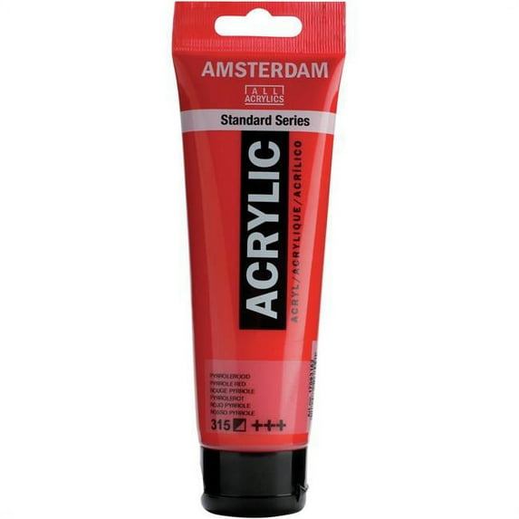 Royal Talens ASA120-315 Amsterdam Acryl Paint - Pyrrole Red