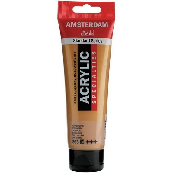 Royal Talens ASA120S-803 Amsterdam Acryl Paint - Deep Gold