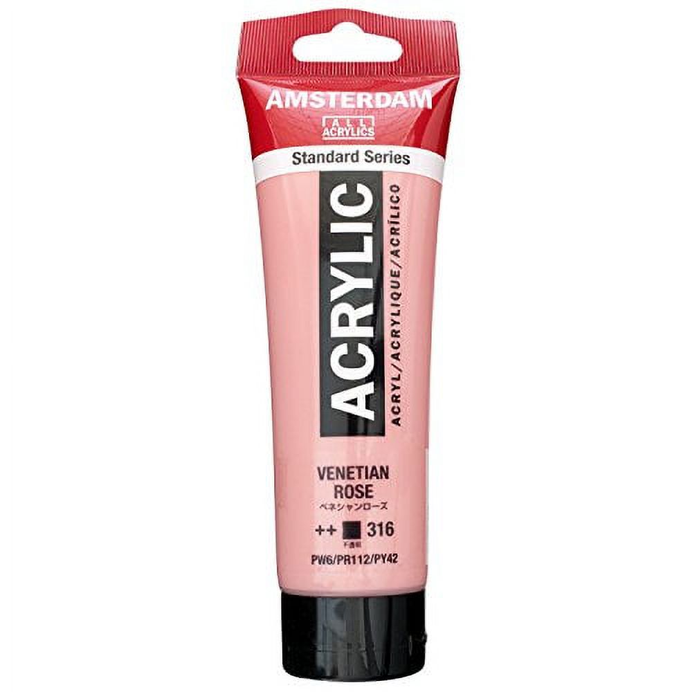 Royal Talens Amsterdam Acrylic Paint - 500ml Tube, Venetian Rose, For Artists