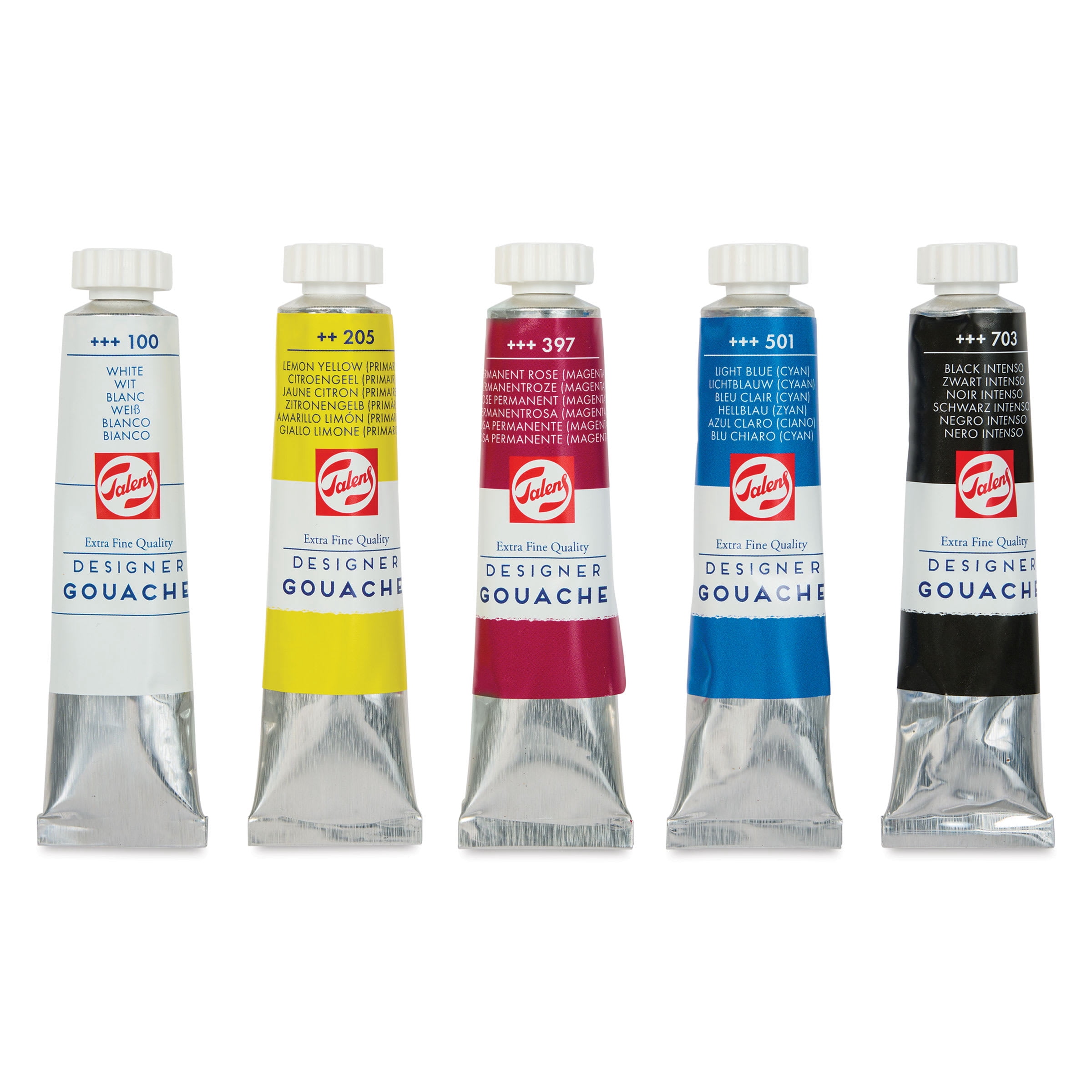 Royal Talens Gouache - Set of 5, Mixing Colors, 20 ml Tubes