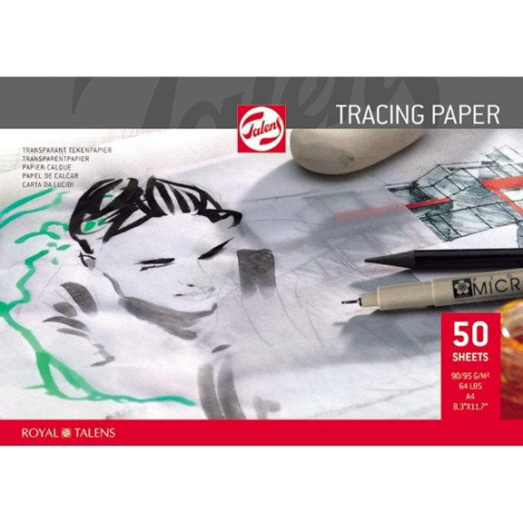 Royal Talens - Talens plotterpapier A4 90G (91530032), bosbessen