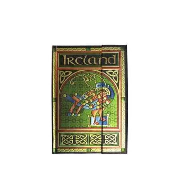 Celtic Peacock Foil Notebook