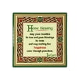 thumbnail image 1 of Royal Tara Home Blessing Ceramic Coaster Tabletop Protection Square, Irish Traditional Design, Heat-Resistant, Suitable for Drinks Decor Bar Table, 1 of 1