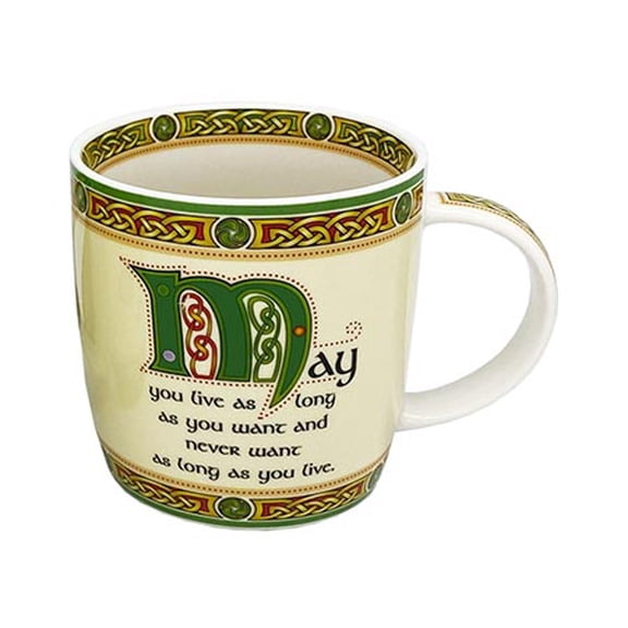 Royal Tara Irish Blessing Mug Bone China Celtic Coffee Cup