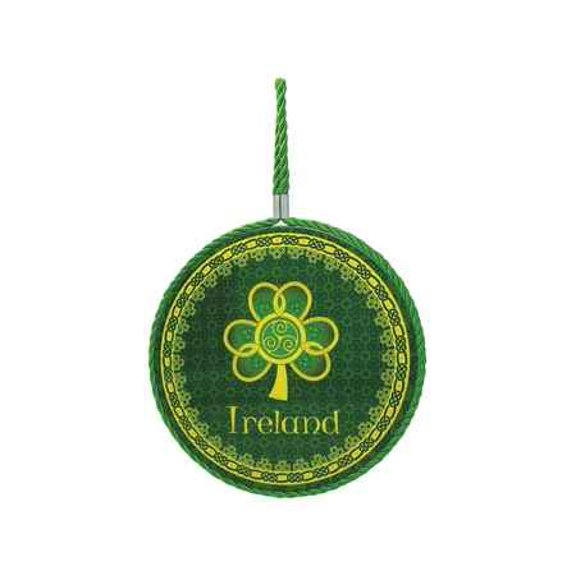 Royal Tara Rope plaque Shamrock Spiral