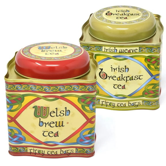 Royal Tara Set of 2 Black Teas - Welsh Brew Tea & Irish Weave Breakfast Tea