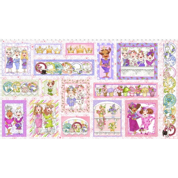 Royal Tea Fabric Panel