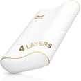 thumbnail image 1 of Royal Therapy 4 Layer Memory Foam Contour Pillow, Queen, Adjustable Ergonomic Neck Support, 1 of 7