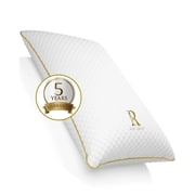 Royal Therapy Traditional Queen Memory Foam Pillow   Adjustable Shredded Foam, Medium Firm, Bamboo Cover   CertiPUR-US & OEKO-TEX Certified