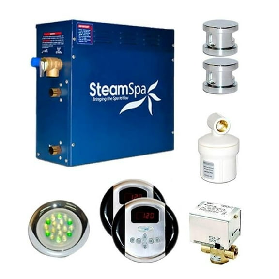 Royal Touch Package with  12kW Steam Generators; Chrome