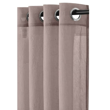 Royal Tradition Modern 1 Piece Solid Sheer Curtain Panel