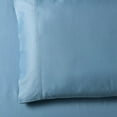 thumbnail image 1 of Royal Tradition Solid Print Geometric 270 Thread Count Pillowcase, Standard, Blue, 1 of 5