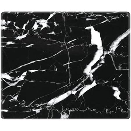 Royal Up Black Marble Custom Mouse Pad Gaming Mouse pad Keyboard Small Mouse Pad Waterproof Material Non-Slip Personalized Rectangle Mouse pad (9.4 x 7.8 x 0.08 Inch)
