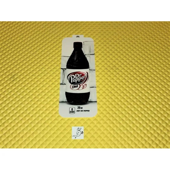 Royal Vendors 660 Soda Vending Machine "Diet Dr. Pepper" 20Oz Bottle Vend Label