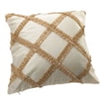 thumbnail image 1 of Royal Vintage Embroidered Diamond Design 18" X 18" Decorative Cushion Cover, 1 of 2