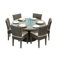 thumbnail image 1 of Royal Vintage Stone 60 Inch Outdoor Patio Dining Table With 6 Chairs, 1 of 6