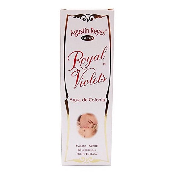 Royal Violets Agustin Reyes 5 oz Eau de Cologne Glass Bottle (Pack of 3)