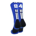 thumbnail image 1 of Royal/White Player Id Crew Number Socks (#84, Large), 1 of 2