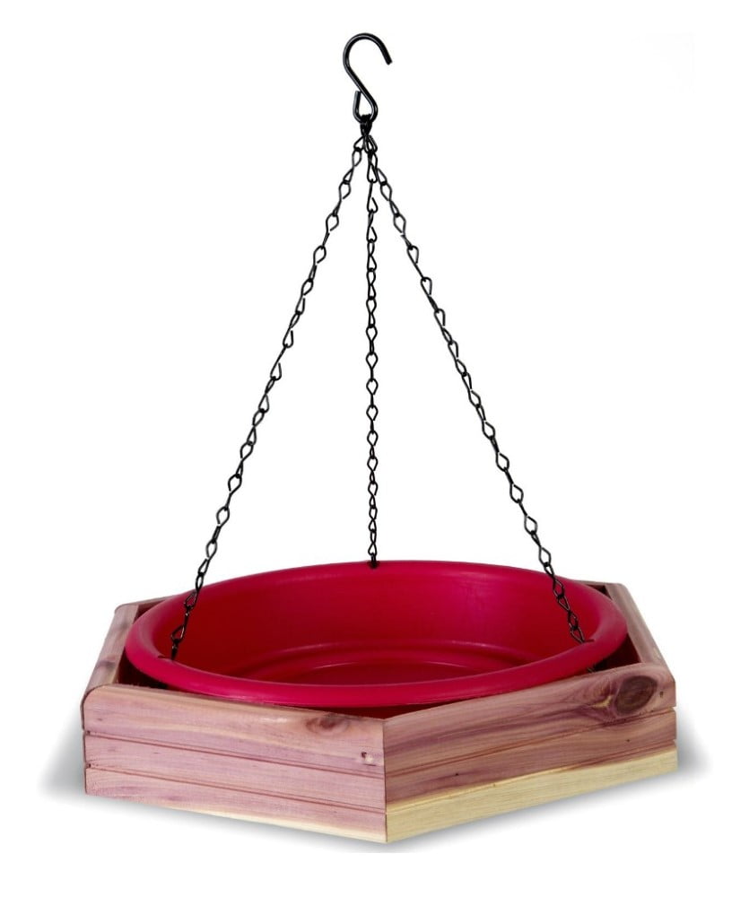 Royal Wing 100522817 Cedar Hanging 2in1 Bird Bath and Feeder 4 lb
