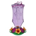 thumbnail image 1 of Royal Wing HB-0833G-B Square Glass Bottle Hummingbird Feeder Pink 23oz. Capacity, 1 of 1