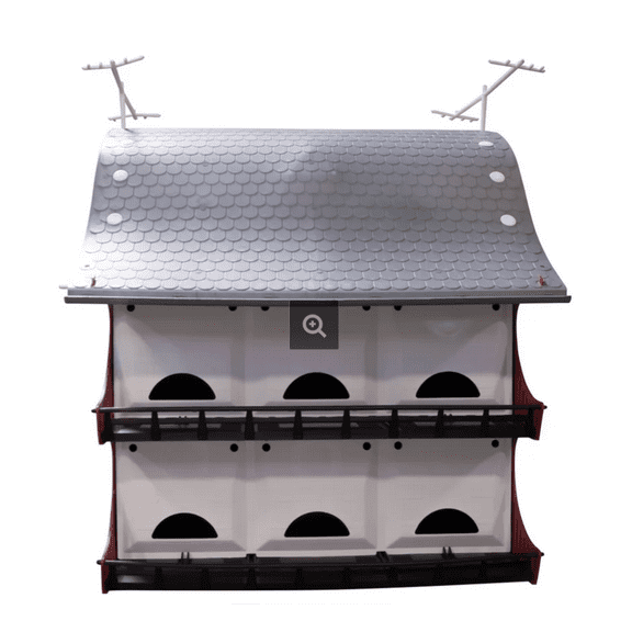 Royal Wing Purple Martin Barn Bird House for 16 Families, 21 in. x 20 in. x 22 in.