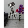 thumbnail image 1 of Royal Wooden Spot Searchlight Lamp Wooden Tripod Vintage Lights Nautical Floor Lamp, 1 of 4