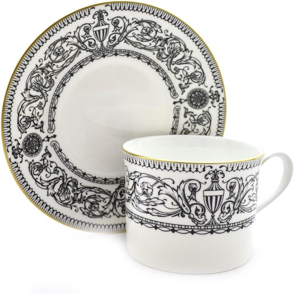 Royal Worcester 1966 Flat Cup and Saucer