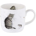 thumbnail image 1 of Royal Worcester Wrendale Designs Mug - Cat and Mouse, 11 oz, 1 of 1