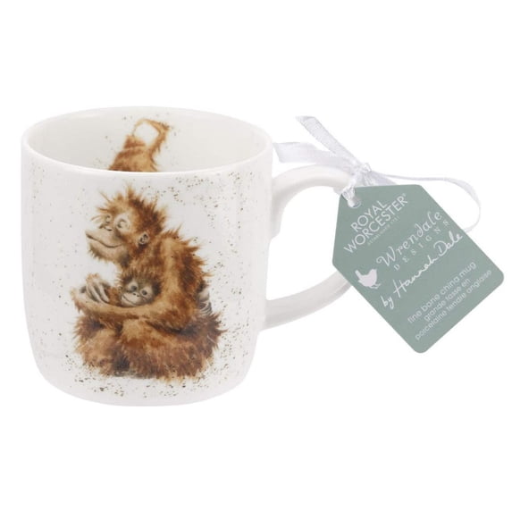 Royal Worcester Wrendale Designs Orangutangle 14oz Mug