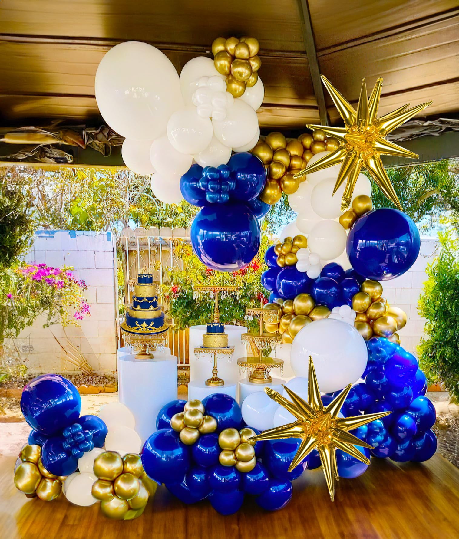Centerpiece Royal Blue And Gold Boy Baby Shower Royal Prince Royal