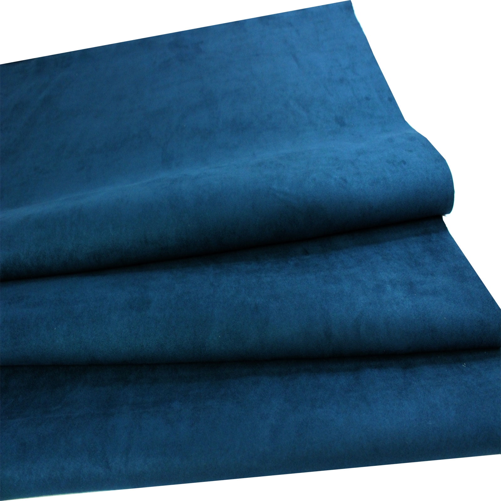 MYBECCA Royal blue Suede Microsuede Fabric with Scotchguard Protector Upholstery Drapery Fabric ( 1 yard )