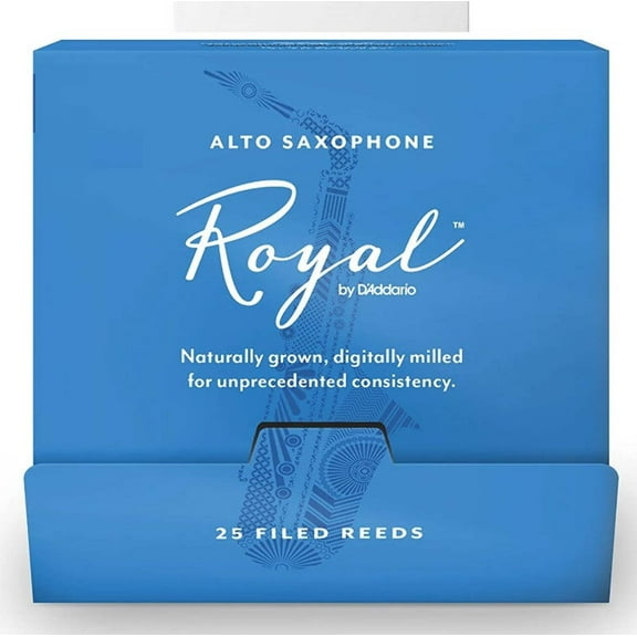 Royal by D'Addario Alto Sax Reeds, #2.5, 25-Count Single Reeds