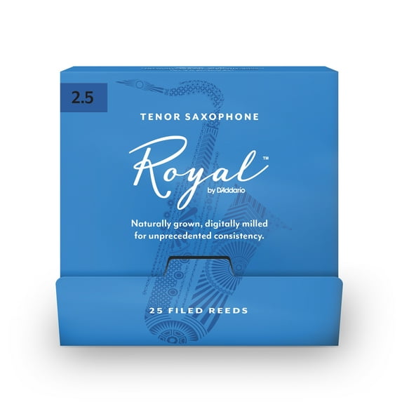 Royal by D'Addario Tenor Saxophone Reeds - 25-Count Single Reeds