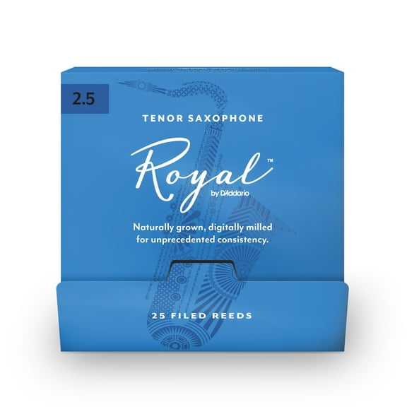 Royal by D'Addario Tenor Saxophone Reeds - 25-Count Single Reeds