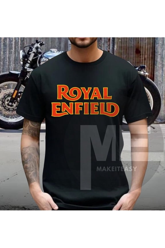 Royal enfield motorcycle logo t-shirt tee fan gift
