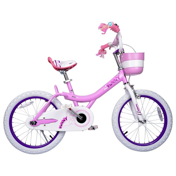 RoyalBaby Bunny 18 inch Girl's Bicycle Kids Bike for Girls Childrens Bicycle Pink With Kickstand