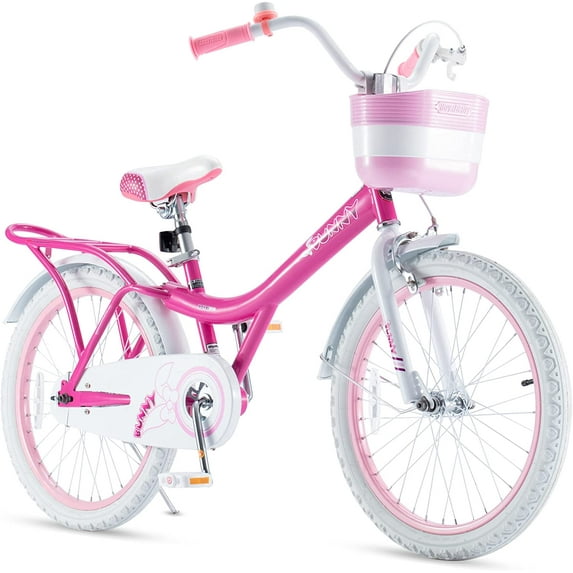 RoyalBaby Bunny 20 inch Girl's Bicycle Kids Bike for Girls Childrens Bicycle Fuchsia