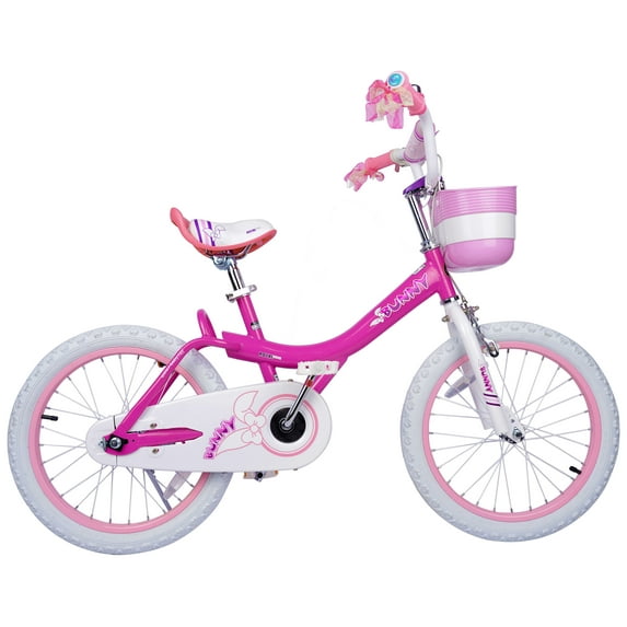 RoyalBaby Bunny Girl's Bike Fushcia 18 inch Kid's bicycle