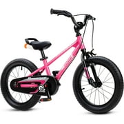 RoyalBaby EZ Kids Bike Easy Learn Balancing to Biking 12 Inch Balance & Pedal Bicycle Instant Assembly for Boys Girls Ages 2-4 Years Pink