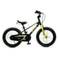 thumbnail image 1 of RoyalBaby EZ Kids Bike Easy Learn Balancing to Biking 18 Inch Balance & Pedal Bicycle Instant Assembly for Boys Girls Ages 5-9 Years Black, 1 of 3
