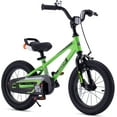 thumbnail image 1 of RoyalBaby EZ Kids Bike Easy Learn Balancing to Biking 18 Inch Balance & Pedal Bicycle Instant Assembly for Boys Girls Ages 5-9 Years Green, 1 of 9