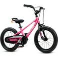 thumbnail image 1 of RoyalBaby EZ Kids Bike Easy Learn Balancing to Biking 18 Inch Balance & Pedal Bicycle Instant Assembly for Boys Girls Ages 5-9 Years Pink, 1 of 26