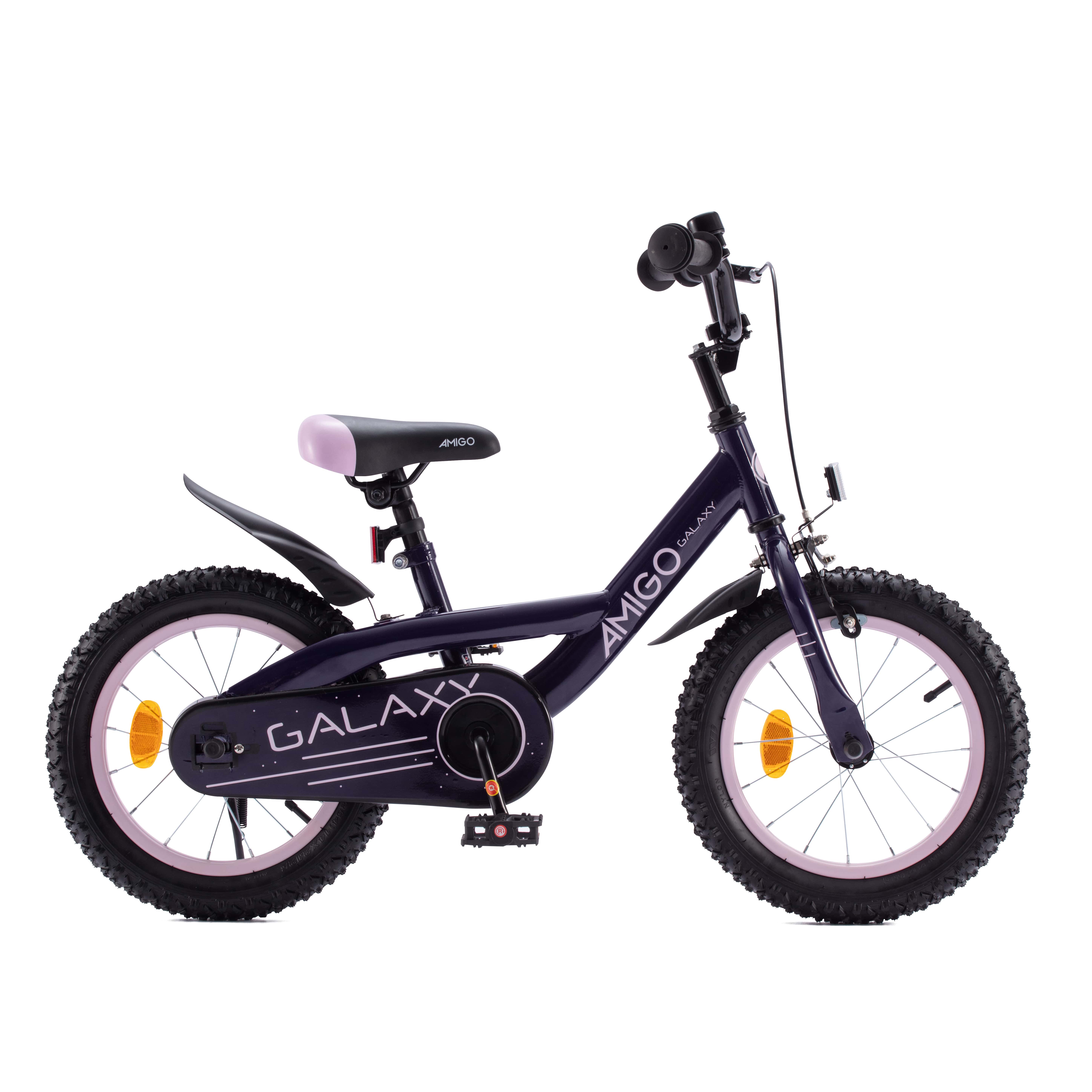 RoyalBaby Galaxy Kids Bike Boys Girls 18 Inch Bicycle with Kickstand