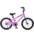 thumbnail image 1 of RoyalBaby Rocket 18 inch Bicycle with Kickstand for Kids, Unisex, Ages 7-9 Years, Pink, 1 of 5