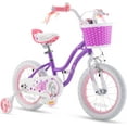 thumbnail image 1 of RoyalBaby Star Girl Girls' 12" Training Wheel Bicycle, 1 of 7